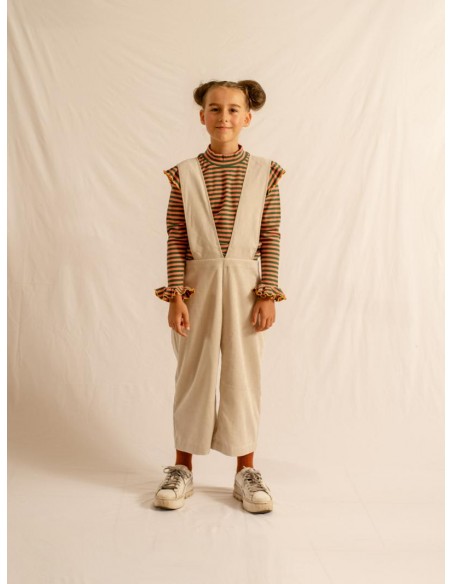 Mie salopette(bleu grey）