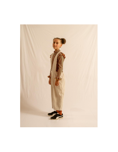 Mie salopette(bleu grey）