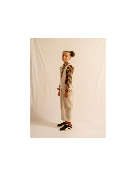 Mie salopette(bleu grey）