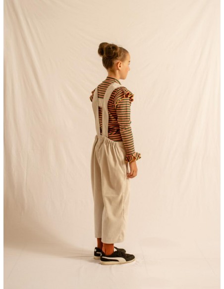 Mie salopette(bleu grey）