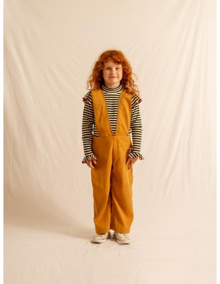 Mie salopette(camel）