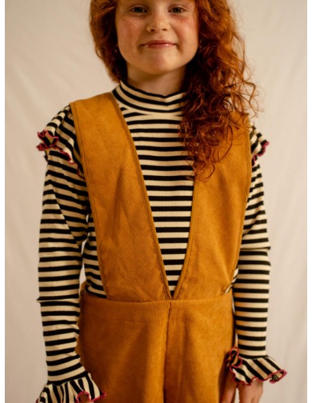 Mie salopette(camel）