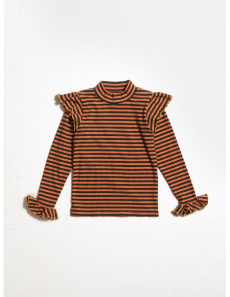 Mimi border tops(pink×green)F