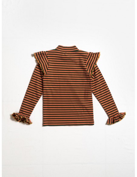 Mimi border tops(pink×green)F