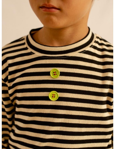 Quatro tops(black×ivory)F