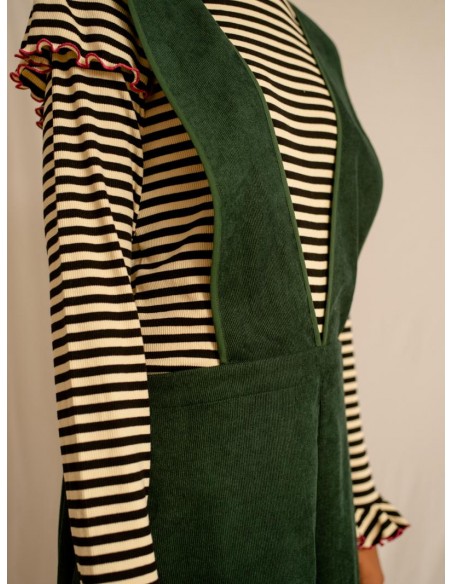 Mie salopette(d.green) F