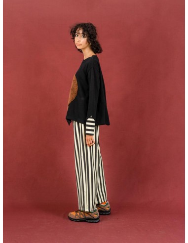 Judith pants(black×ivory) F
