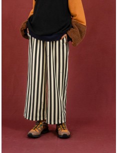 Judith pants(black×ivory)