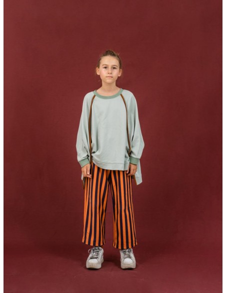 Judith pants(navy×framingo)