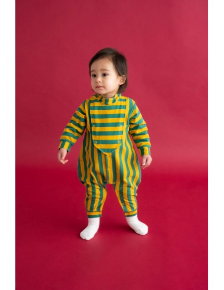 Border rompas (mustard×d.green)