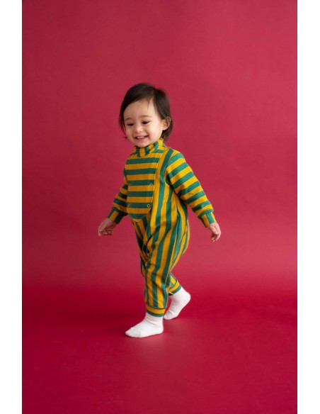 Border rompas (mustard×d.green)