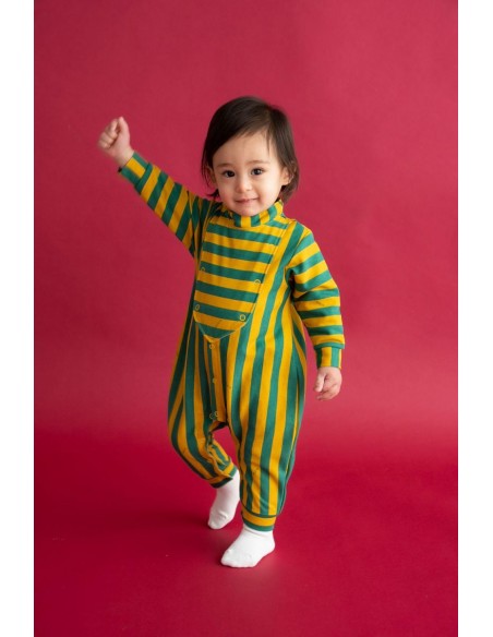 Border rompas (mustard×d.green)