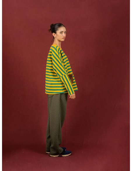 Border poche SWT(mustard×d.green)F