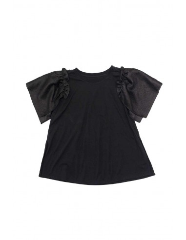 Maharani T-shirts(black x black)