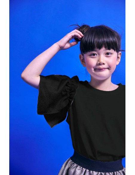 Maharani T-shirts(black x black)