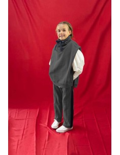 Vest hoodie(black)