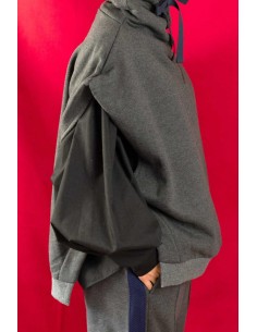 Vest hoodie(black) 2