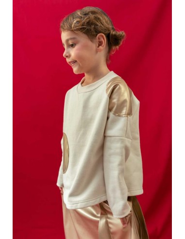 Leather dots SWT(ivory)