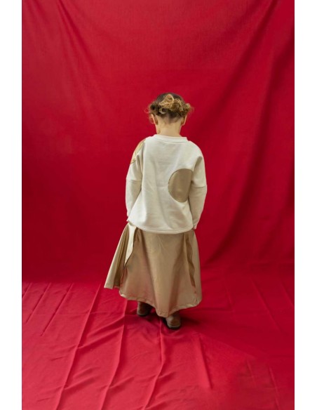 Leather dots SWT(ivory)