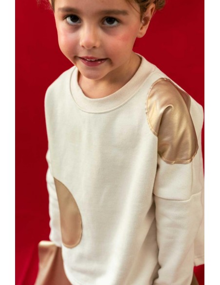 Leather dots SWT(ivory)