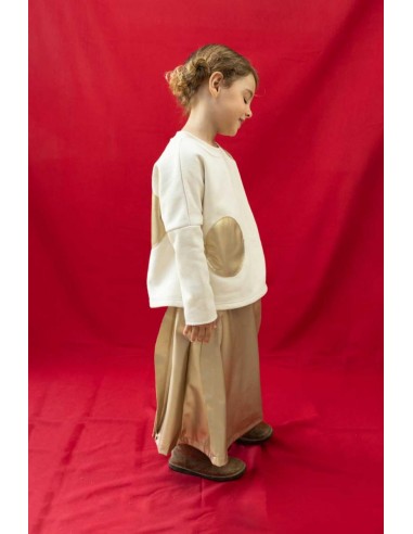 Leather dots SWT(ivory)