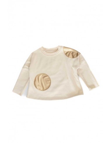 Leather dots SWT(ivory)