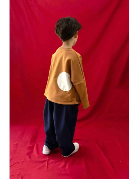 Leather dots SWT(camel)