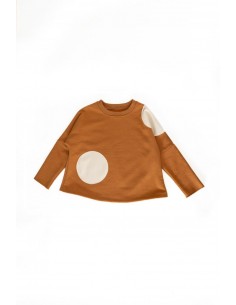 Leather dots SWT(camel) 2