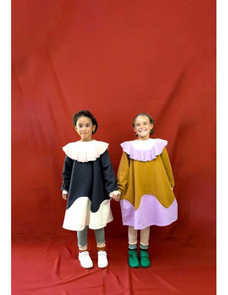 Azma one-piece(camel x lavenda)