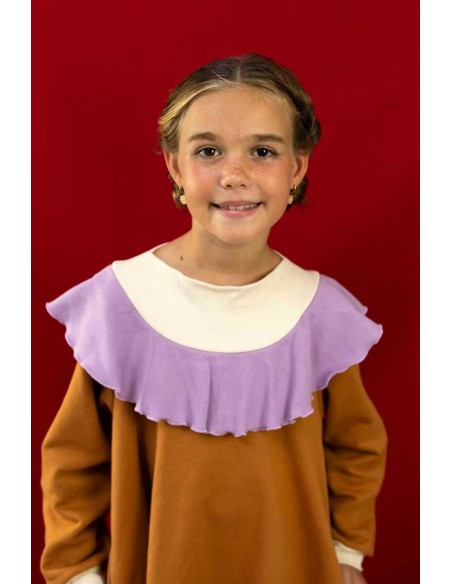 Azma one-piece(camel x lavenda)