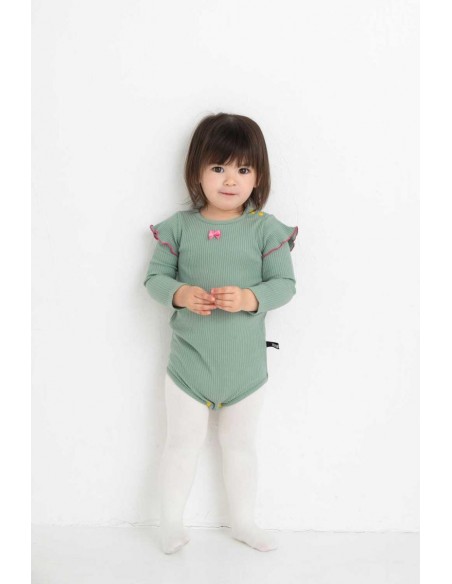 Frill baby body(mos green)