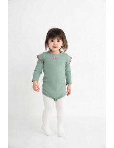 Frill baby body(mos green)