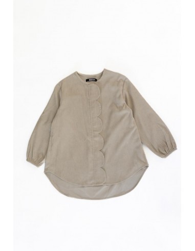 Flower shirt(white grey)