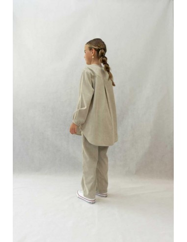 Flower shirt(white grey)