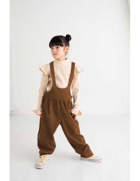 Volume salopette(brown)