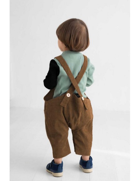Baby over-all(brown)
