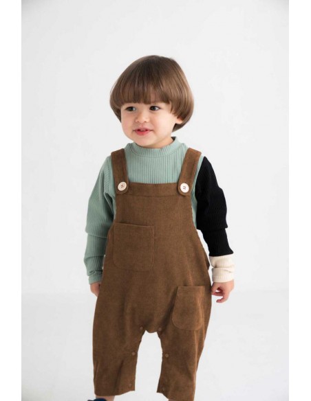 Baby over-all(brown)