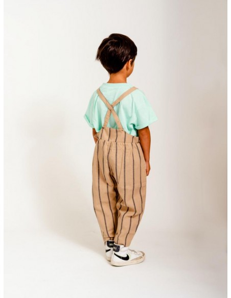 Pierotte salopette23ss(beige x navy)