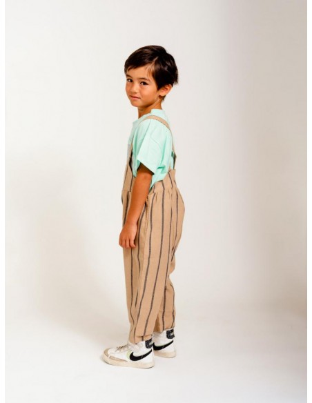 Pierotte salopette23ss(beige x navy)