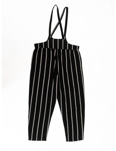 Pierotte salopette23ss(black x white) Pierotte salopette23ss(black x white)