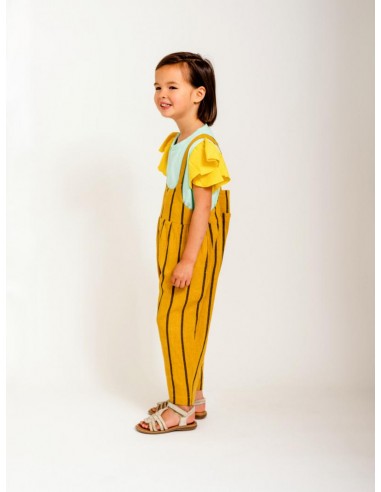 Pierotte salopette23ss(mustard x navy) Pierotte salopette23ss(mustard x navy)
