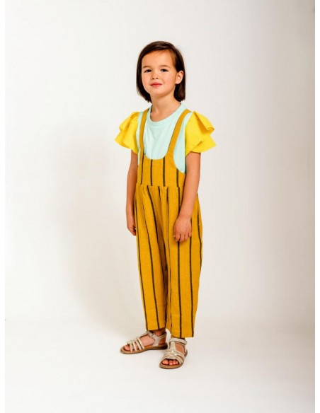 Pierotte salopette23ss(mustard x navy)