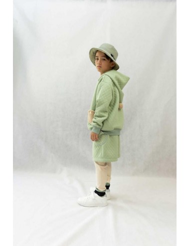Ponpon hoodie(mos green)