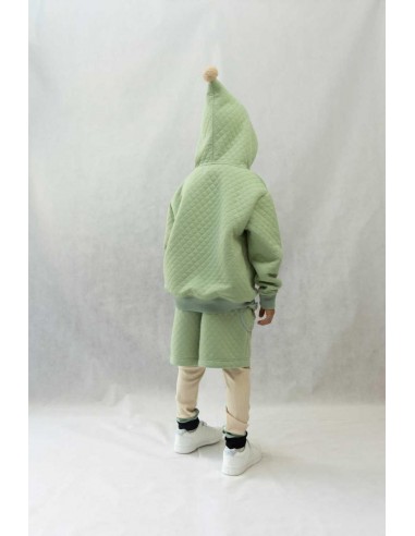 Ponpon hoodie(mos green)