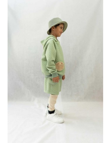 Ponpon hoodie(mos green)