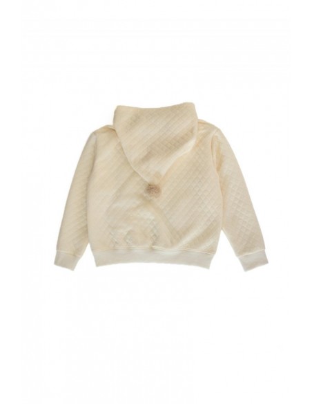 Ponpon hoodie(o.white)