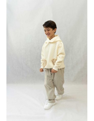 Ponpon hoodie(o.white)