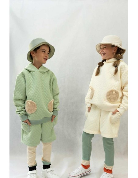 Ponpon hoodie(o.white)