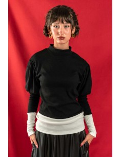 Debby tops(black x o.white)