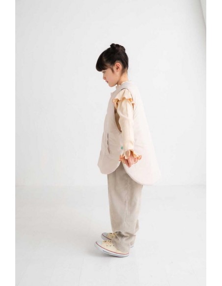 Batting vest 24AW(ivory)